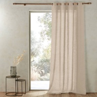 Штора 100 лен Romane 140 x 350 см бежевый AM.PM  фото, kupilegko.ru